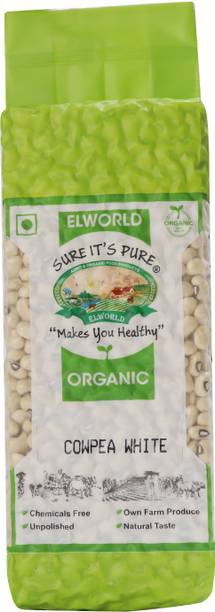 ELWORLD Organic White Peas (Whole)