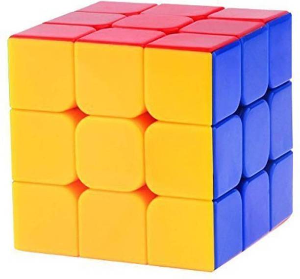 TamBoora 3X3X3 SPEED CUBE HIGH STAYBILITY STICKER LESS SMOOTH SWING FOR FASTER MOVEMENT (1 Pieces)