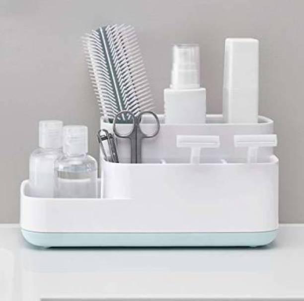 MFORALL 5 Compartment Kitchen and Bathroom Sink Caddy Storage Organizer - Soap, Hand Wash, Tooth Brush, Cosmetics, Shaving Kit and Toiletry Stand Bathtub Caddy