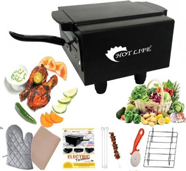 HOT LIFE 2000W 14 Inches Multipurpose Combo Medium With 2 Year Warranty Electric Tandoor Electric Tandoor