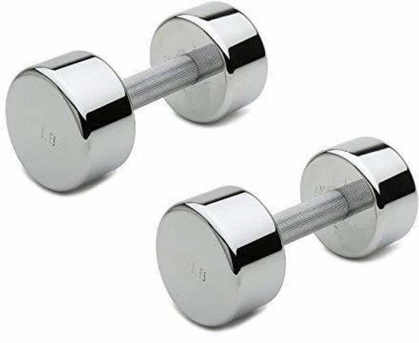 vnh Pair of 2KG Steel Dumbbells (2 KG X 2pc) Fixed Weight Dumbbell