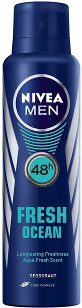 निवेआ Men Fresh Ocean Deodorant डिओडोरेंट स्प्रे  -  पुरुषों के लिए