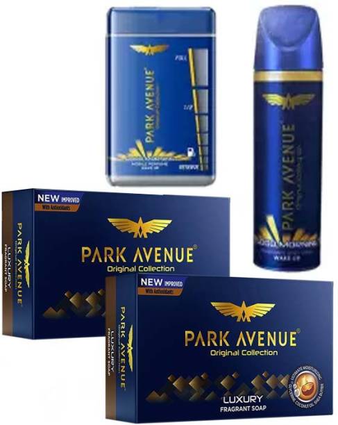 PARK AVENUE Soap, Deo Shot &amp; Pocket Perfume Combo