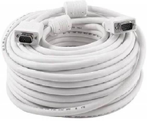Generix VGA Cable 1.25 m 1.25 Meter VGA Male To Male 15 PIN Cable Premium Quality For Computer Monitor, Projector, PC, TV Cord