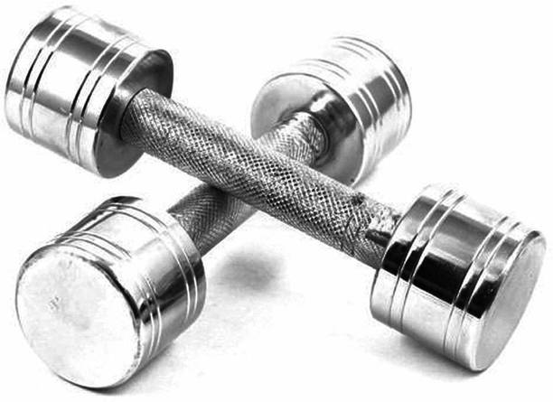 YMD Pair of 2KG X 2 Steel For Home And Gym Workout Fixed Weight Dumbbell