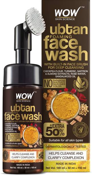 WOW SKIN SCIENCE Foaming Ubtan  For Dry Skin Face Wash