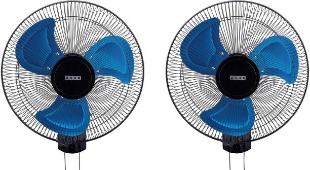 USHA colossus pack of 2 400 mm 3 Blade Wall Fan