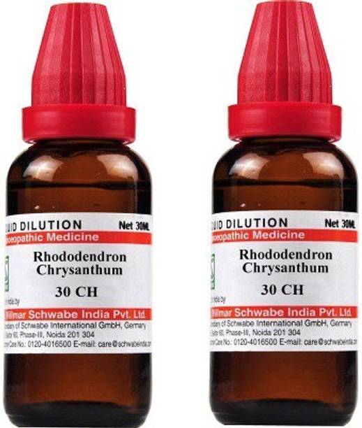 Dr.Willmar Schwabe India Rhododendron Chrysanthum 30CH Liquid