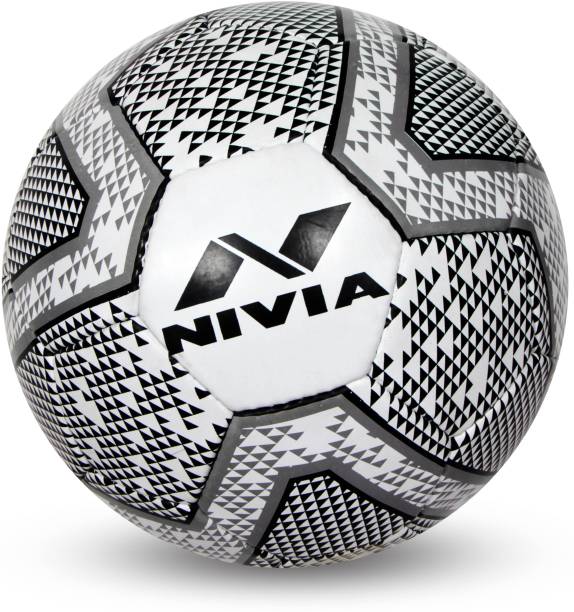 NIVIA Black & White Football - Size: 5