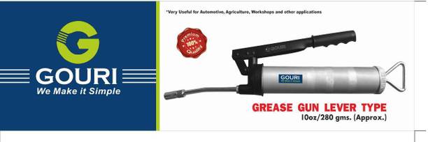 Gouri BEST QUALITY GREASE GUN 10 OZ Manual Pump