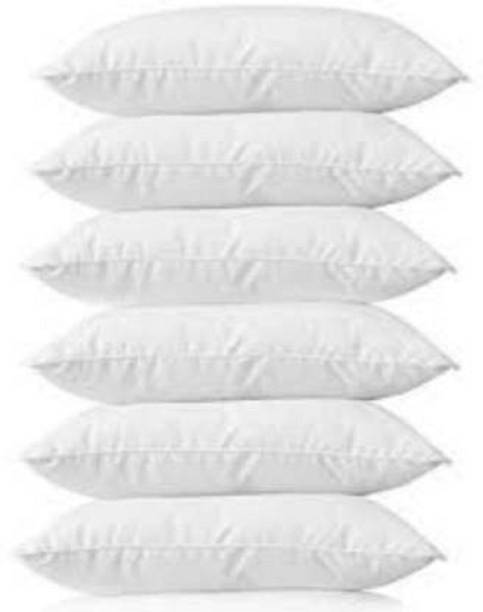 shree shyam enterprises Polyester Fibre Solid Cushion Pack of 6