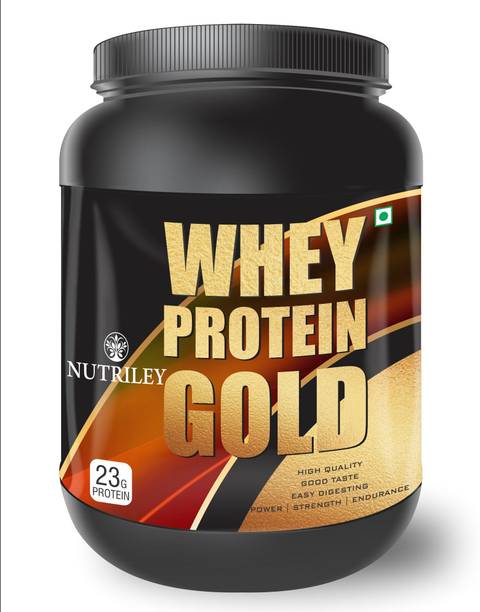 NUTRILEY Whey Protein Gold Protein Supplement Vanilla Whey Protein