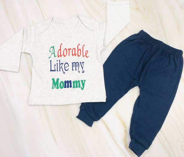 Fareto Baby Boys & Baby Girls Casual T-shirt Track Pants