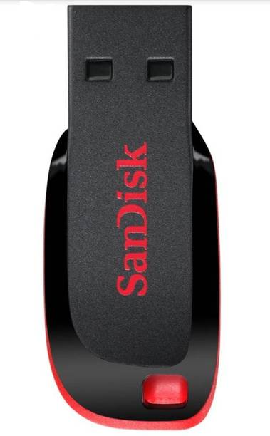 SanDisk CRUZER BLADE USB 2.0 FLASH DRIVE 32 Pen Drive Compatible with Laptop, Desktop Computer USB 2.0 Plastic Case