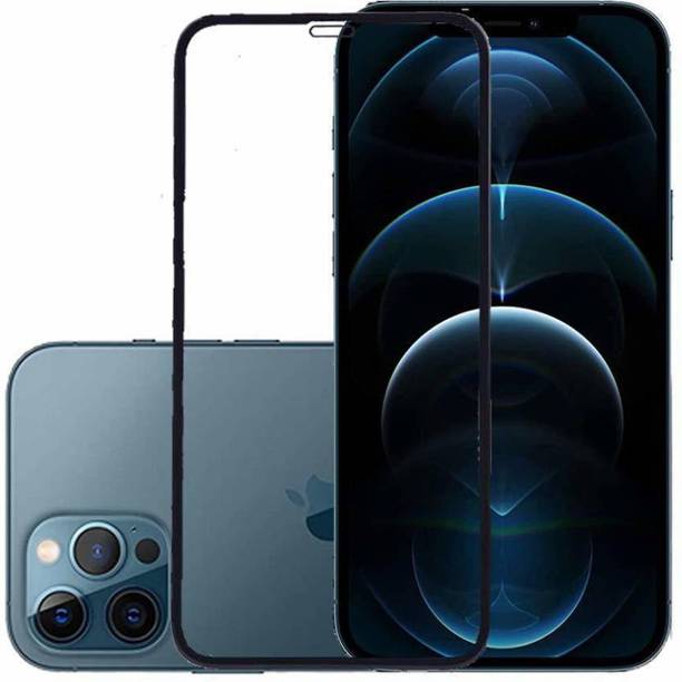 KHG Edge To Edge Tempered Glass for Apple iPhone 12, Apple iPhone 12 Pro