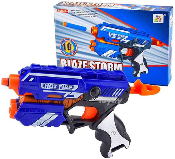 SNM97 Soft Bullet Gun Hot Fire Blaze Storm Darts Gun With 10 Darts Guns & Darts
