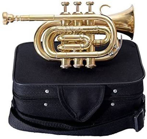 new jaibharat musicals pocket trumpet trumpet pocket gold Pocket Trumpet