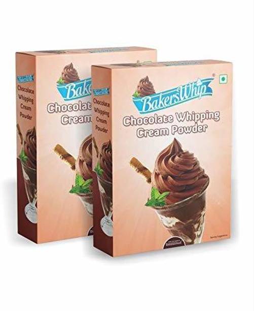 Bakerswhip Chocolate Whipping Cream Powder- (Pack Of 2) Topping