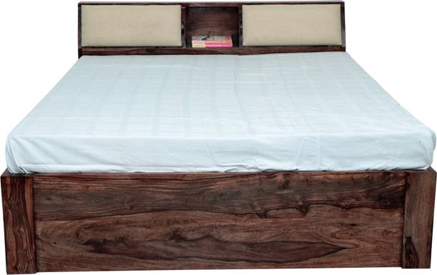 Worldwood Solid Wood King Drawer Bed