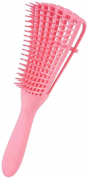 Beaute Secrets Detangling Hair Brush, Detangle Brush for Curly/Straight/Wavy/Wet/Wet/Oil/Thick/Long Hair/Dry Hair-Pink Color