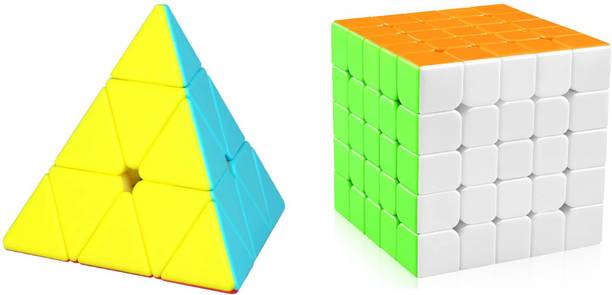 QWICK CLICK x5 4x4 Pyramid P Cube 4 Pieces