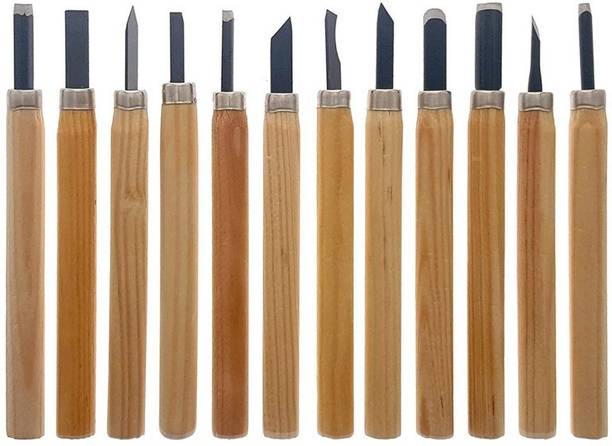 Qatalitic Wood Carving Set Combination Chisel Set Paring Chisel Set