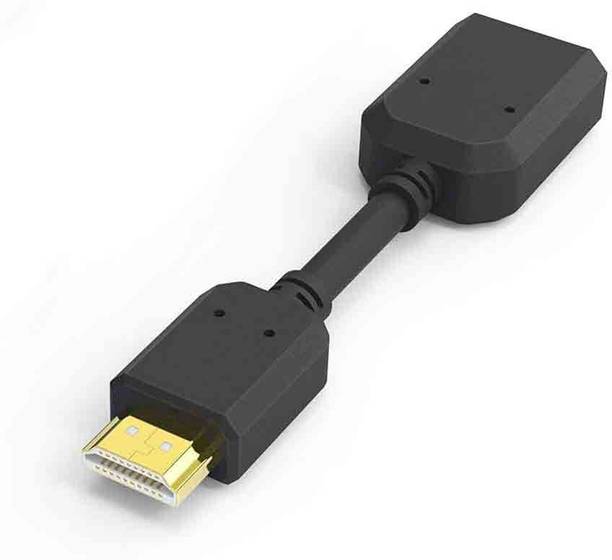 sriaarnika HDMI Cable 0.1 m High Speed HDMI Male to Female Swivel Adapter HDMI Extension Cable