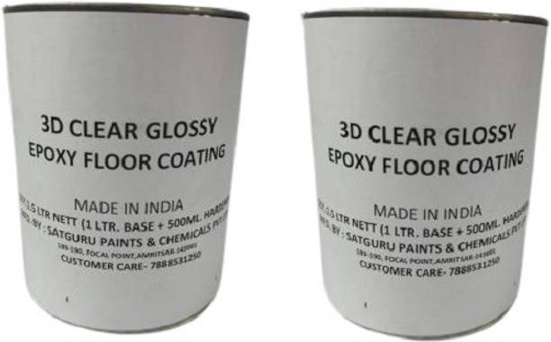 AUTOGUARD Floor Coating Paint 3L (Pack of 2) Epoxy Floor Coating Paint