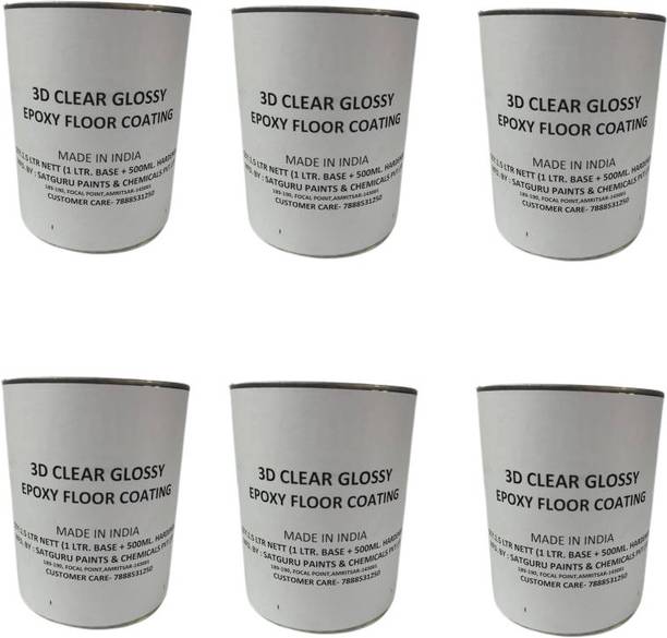 AUTOGUARD Floor Coating Paint 9L (Pack of 6) Epoxy Floor Coating Paint