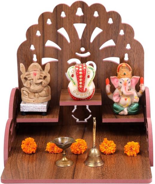 Nirmit k impex W Solid Wood Home Temple