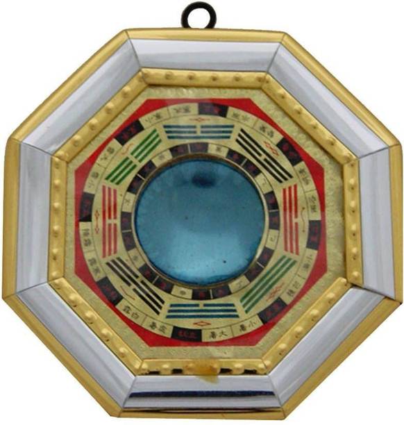 NITIN COLLECTION BAGUA (PAKUA) MIRROR Decorative Showpiece  -  14 cm