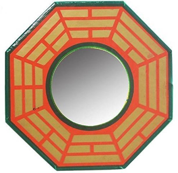 Ryme Vastu/Feng Shui Convex Bagua Mirror Pakua Mirror Decorative Showpiece  -  15 cm
