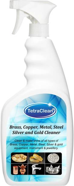 TetraClean Brass Metal Copper Steel and Gold Cleaner,Jewelry Cleaner in Spray Bottle