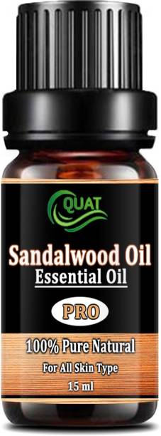 QUAT Sandalwood Essential Oil for Skin, Hair, Face, Acne Care, 100% Pure, Natural