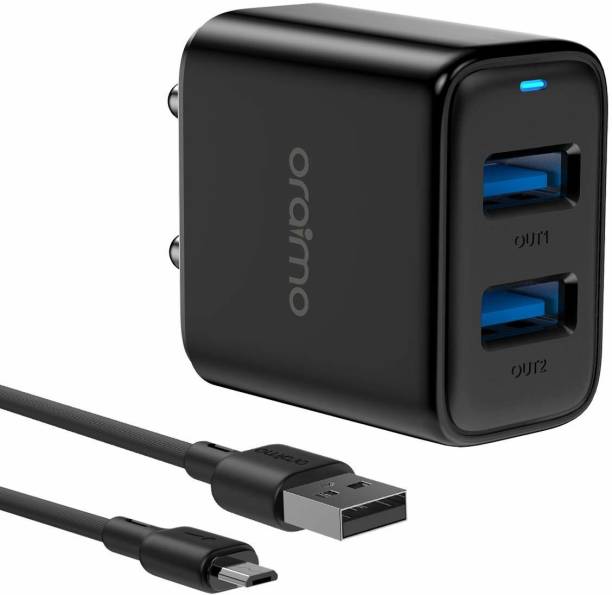 ORAIMO OCW-I64DN 2.4 A Multiport Mobile Charger with Detachable Cable