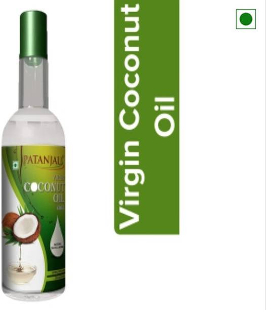 पतंजलि वर्जिन कोकोनट ऑइल 250ML 1 का पैक नारियल का तेल प्लास्टिक बॉटल