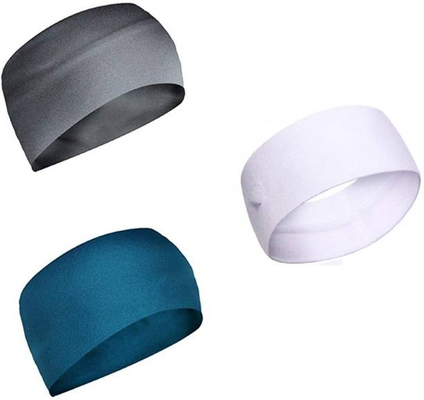 PAROPKAR Headbands, Sweat Workout Headbands for Men, Sport Cooling Headbands for Running Crossfit Fitness Yoga Cycling Hiking, Sweat Wicking Non Slip Head Band