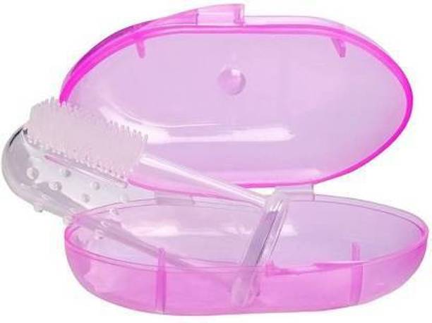 Daily Fest Finger Toothbrush Silicon Toothbrush+Box Children Teeth Pet Toothbrush