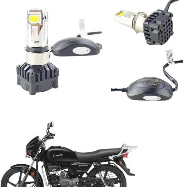 Speedtail SPTLRTD03 Motor bike light LED bulb with fan motorcycle LED light kits 30W Headlight Motorbike LED for Yamaha, Honda, TVS, Mitsubishi, Hero, Kawasaki, Bajaj (12 V, 30 W)