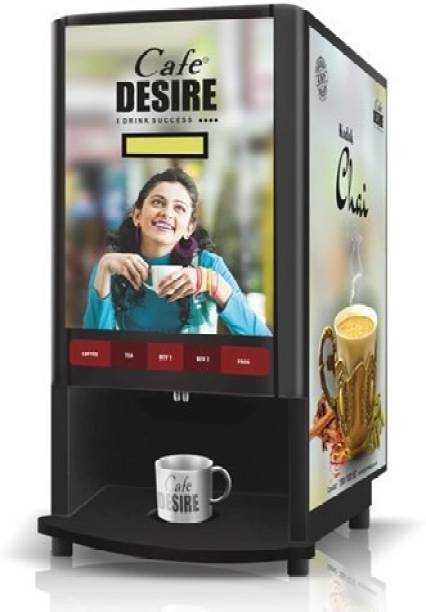Cafe Desire COFFEE TEA VENDING MACHINE (2 LANE) 5 Cups Coffee Maker
