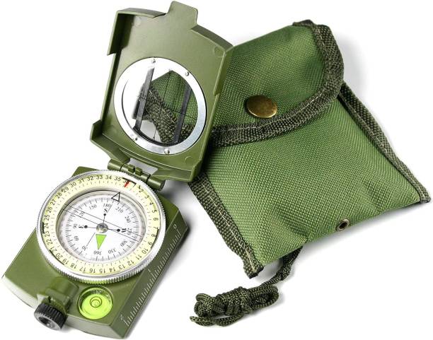 ZHENGTU Navigation Compass Multifunctional Waterproof Sighting Compass with Pouch Compass