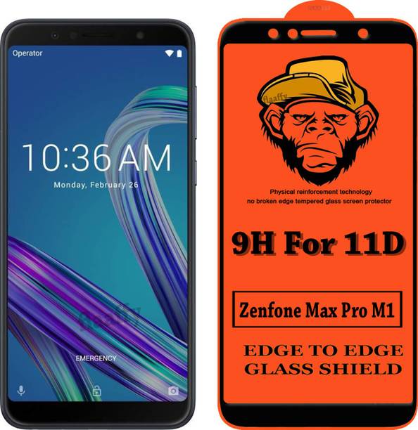 CRodible Edge To Edge Tempered Glass for Asus Zenfone M...
