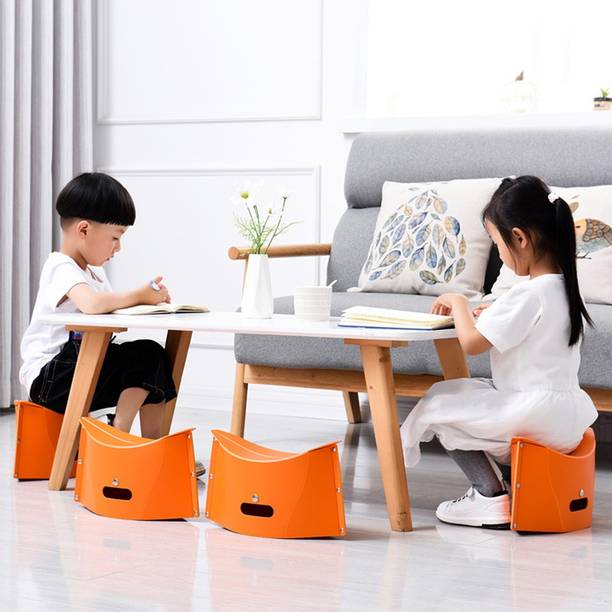 Shoply Large Size Portable Folding Stool Plastic Paper Stool Outdoor Folding Chair for Camping Hiking Fishing Beach… Stool