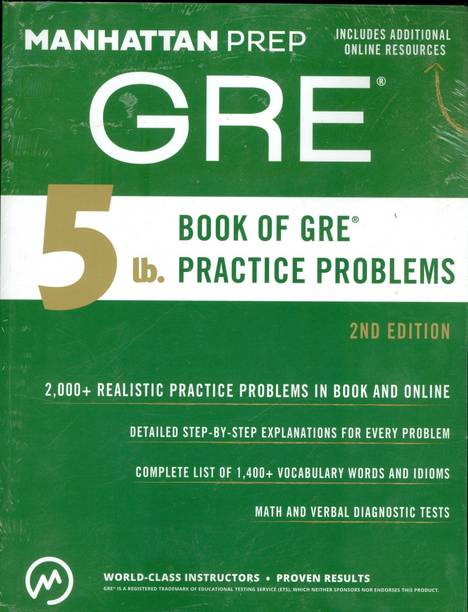 5 Lb. Book of GRE Practice Problems