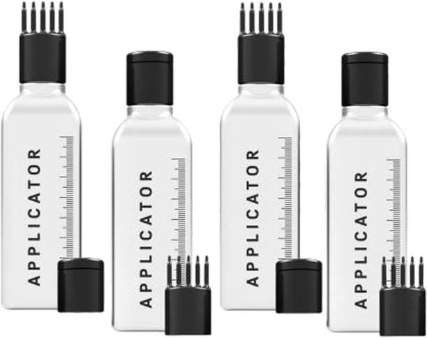 Vreeny Hair Root Applicator Bottle with Comb Cap for Applying Hair Oil , Shampoo and Medicine