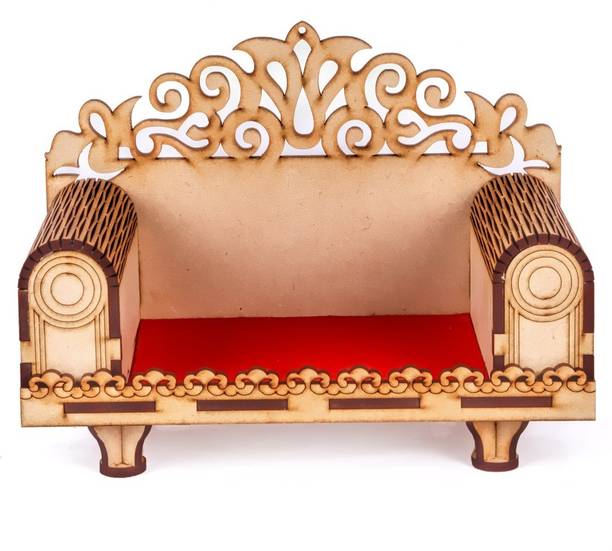 Nexat Nexat Singhasan Solid Wood Home Temple Engineered Wood Home Temple