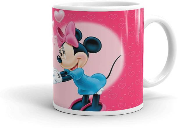 GiftByStyle Mickey Mouse Feel A Love Tea and Coffee Cup Gift for Any Occasion Tea Cups Ceramic Coffee Mug