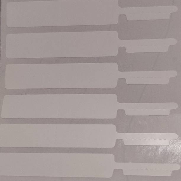 code on technology Jewellery Barcode Labels 81mm x 12mm - 1-Roll 2500 Labels (White) Polyester Paper Label