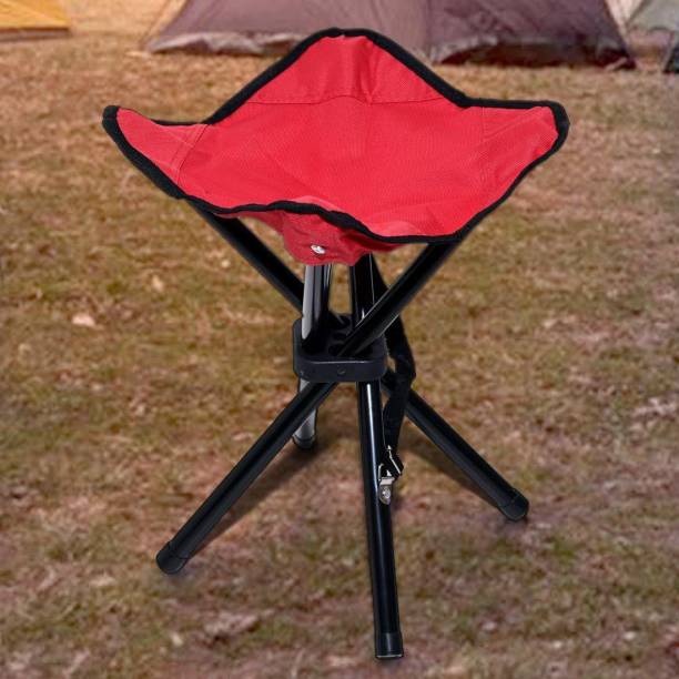 Chhogli Foldable Stool Portable Travel Chair Four-Leg Stool for Outdoor Travel Tripod Kit Outdoor & Cafeteria Stool