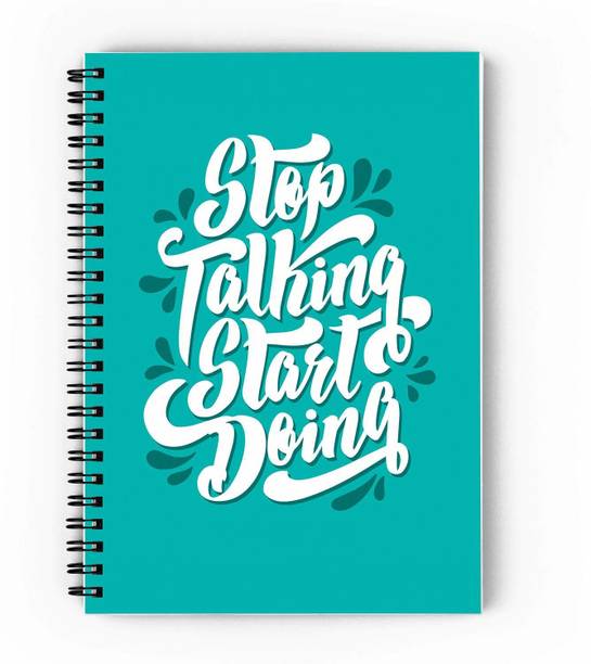 epheriwala Stop Talking Start Doing A5 Diary Ruled 160 Pages